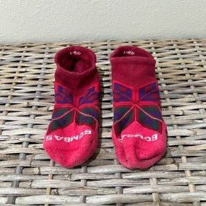 Bombas Red Ankle Socks for Women, GUC, medium